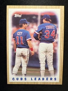 1987 Topps: MLB-Team Leaders #581 Chicago Cubs ⚾🐷⚾ - Picture 1 of 2
