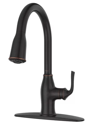 Pfister Rosslyn 1-Handle Pull-Down Kitchen Faucet - Tuscan Bronze (F-529-7RSSY) - Image 1 of 4