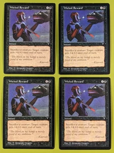 Wicked Reward x4 Visions 4x Playset Magic the Gathering MTG - Picture 1 of 1
