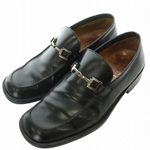 GUCCI Horsebit Loafers Leather Shoes Business dress shoes Men’s size 40 Black - Picture 1 of 9