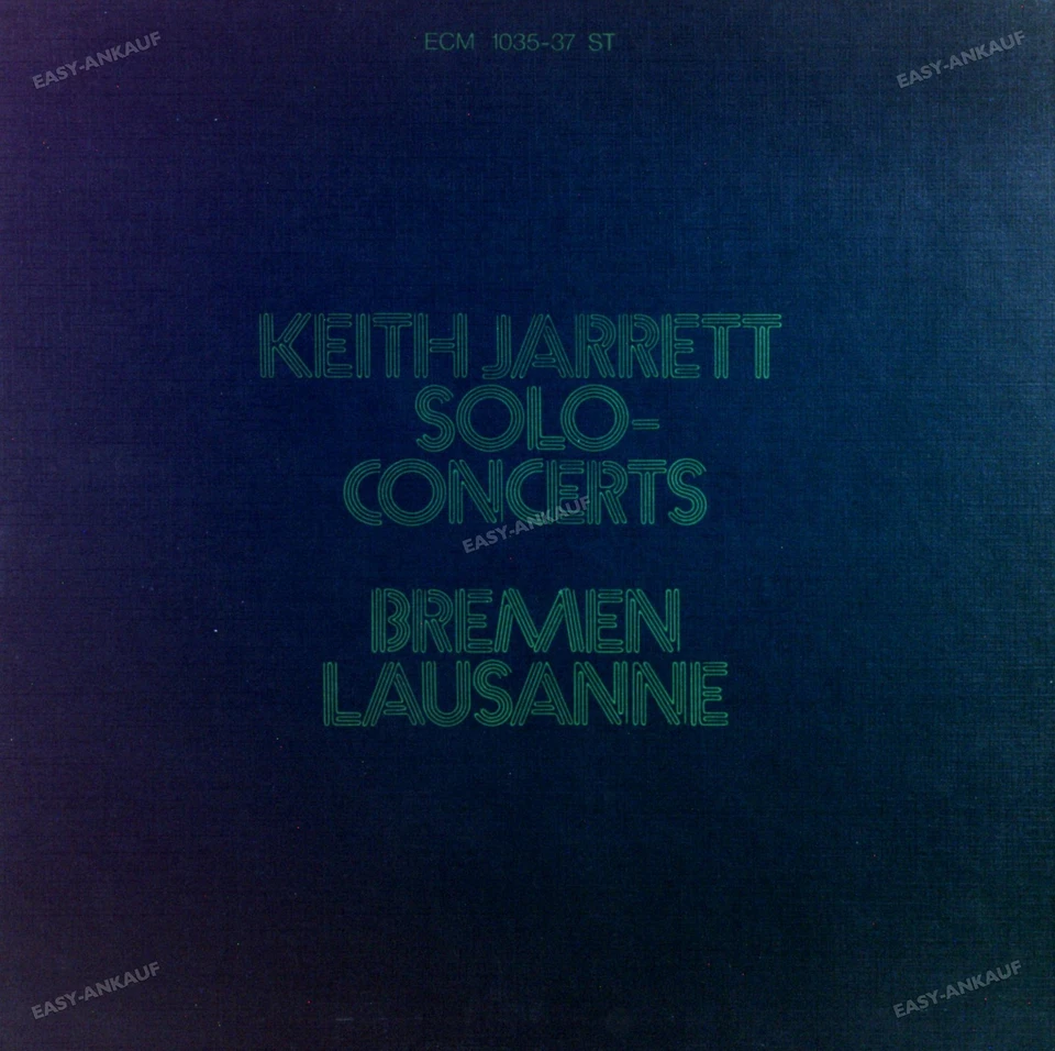 Keith Jarrett - Solo-Concerts Bremen Lausanne 3LP (VG+/VG) . - Image 1 of 1