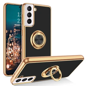 For Samsung Galaxy S21 5G Shockproof CaseHeavy Duty Ring Stand Phone Cover - Picture 1 of 9