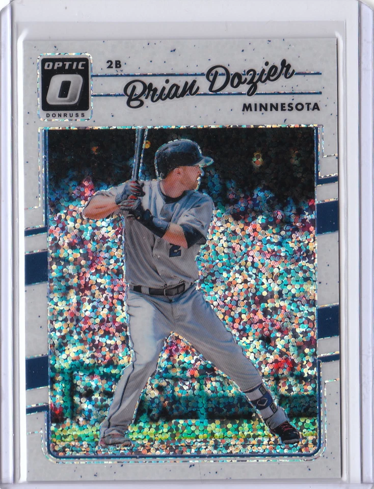Optic White Sparkle Prizm Refractor #116 2017 Brian Dozier Twins SP Foto 1 de 1
