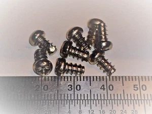 M3.5 x 6mm TORNILLO CHAPA METÁLICA CABEZA PHILLIPS ACERO NÍQUEL - 100 piezas - Imagen 1 de 1