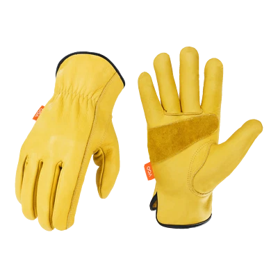 Vgo 1/2/3Pairs Unlined Cow Grain Leather Work Gloves,Driver Gloves(CA9590) - Image 1 of 4