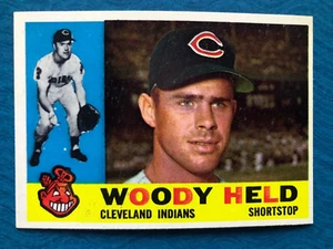 1960 TOPPS BASEBALL CARD WOODY HELD #178 (NM) - Picture 1 of 2