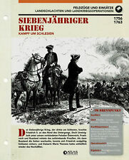 Siebenjähriger Krieg / Kampf um Schlesien - Infokarte