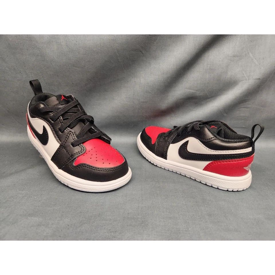 Nike Jordan 1 Low Alt Infant/Toddler Shoes Size 4 Color White/Black/Varsity