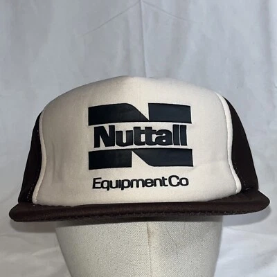 Sombrero Nuttall Equipment Co Maquinaria de Alta Resistencia De Colección Promocional Ajustable Foto 1 de 4