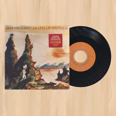 JIMI HENDRIX Valleys of Neptune 7" VINYL SINGLE RECORD Cat Talking to Me    0616 - Image 1 of 3