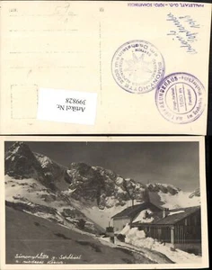 399828,Simonyhütte Berghütte b. Hallstatt geg. Schöberl Bergkulisse pub Foto Sch - Picture 1 of 1