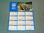 1993 CSX Transportation Railroad 22"x28" Poster Wall Calendar in good shape - NR