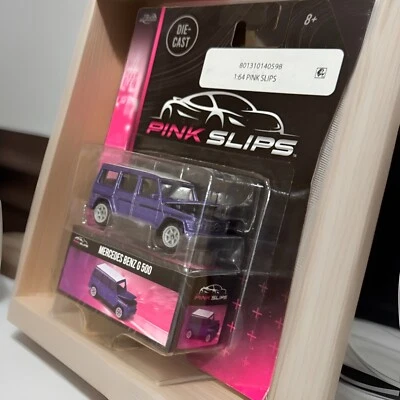 2023 PINK Slips JADA Toys 😈 MERCEDES BENZ G 500 💜 G Wagon - Image 1 of 4