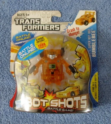 Hasbro Transformers Bot Shots Bumblebee Series 1 Super Bot 002 New - Image 1 of 4
