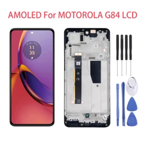 Marco digitalizador de pantalla de repuesto para panel táctil LCD para Motorola Moto G84 - Imagen 1 de 1