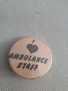 Ambulance Staff Vintage Badge - Picture 1 of 3
