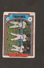1972 Venezuelan Sticker Tiburones Team Card #225