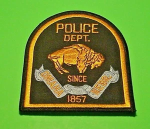 OMAHA NEBRASKA NE ( BUFFALO ) SINCE 1857 4 1/4" POLICE PATCH FREE SHIPPING!!! - Picture 1 of 1