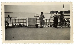 Saint-Jean de Luz bord de mer -  photo ancienne an. 1950 - Picture 1 of 1