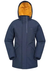 NEW Mountain Warehouse Kids Jacket Coat Forest Navy Waterproof Padded ALL SIZES - Picture 1 of 5