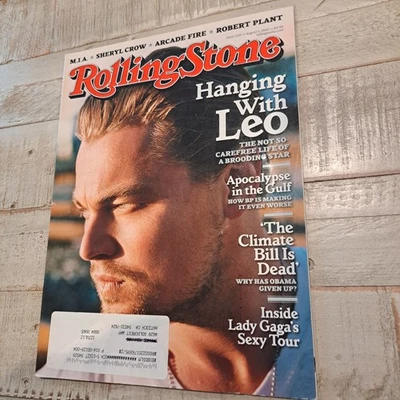 ROLLING STONE MAG:  Leonardo DiCaprio ; BRAND NEW IN COLTR SLV Foto 1 de 2