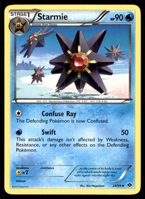 2012 Black & White - Next Destinies Starmie Stage 1/Uncommon #24 - Image 1 of 2