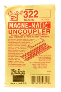 Kadee • 322 • Entkuppler #322 • Einbau im Gleis für Code 83 • 2 Stück - Bild 1 von 2