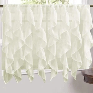 Window Treatment - Choice of Valance, 24" or 36" Teir, and Kit Veritcal Ruffl... - Picture 1 of 2