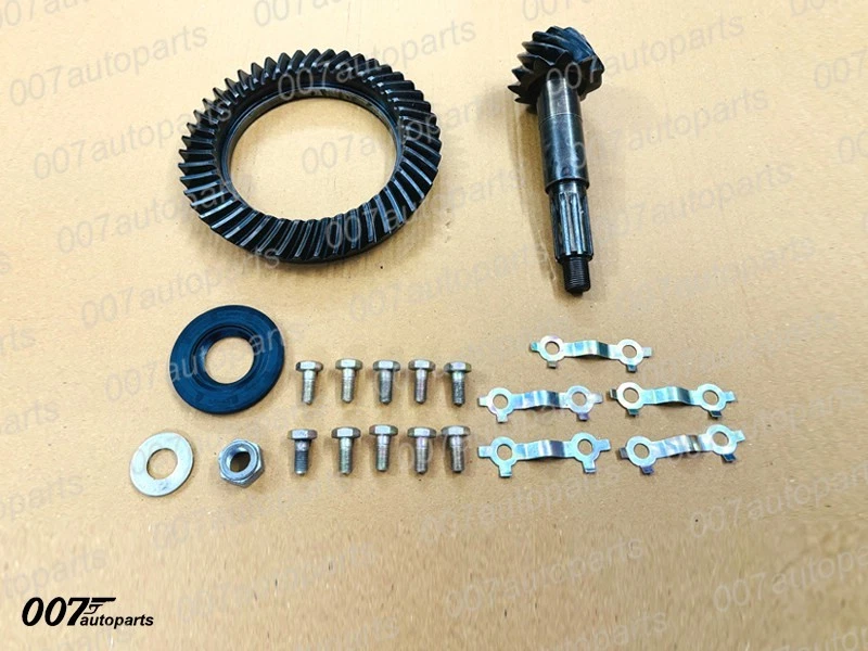 JUEGO DE ENGRANAJES DE ANILLO Y PIÑÓN APTOS PARA JEEP CON DANA 27 y Dana 30 Delantero -4.27 RATIO Foto 1 de 4