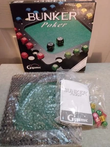 Vintage 1999 Gigamic Bunker Poker Dice Game - New In Open Box, Unused & Complete - Picture 1 of 6