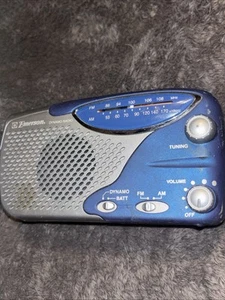 Vintage Emerson Portable AM/FM Radio Flashlight RP6289 Battery Windup Works! - Picture 1 of 10