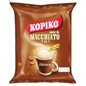 Kopiko Macchiato 3in1 Espresso + Milk Instant Coffee 24g. x 20 Sachets - Picture 1 of 12