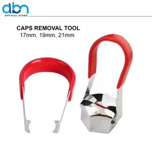 NUT BOLT COVER CAPS REMOVAL TOOL KEY ALLOY WHEEL FOR Ford VW SAAB 17mm 19mm 21mm - Picture 1 of 6