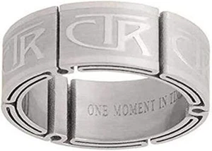 Anillo J122 El Correcto Acero Inoxidable Diseñador Mormón Un Momento En el Tiempo SUD CTR - Imagen 1 de 9