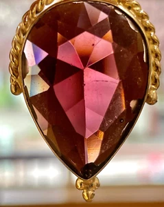 Colgante Granate Facetado 20 x 24 mm Lágrima Invertida - Imagen 1 de 8