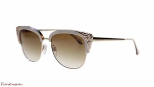 Gafas de sol para mujer Roberto Cavalli Wezn RC1014 25F cuerno dorado/marrón lente degradado - Imagen 1 de 5