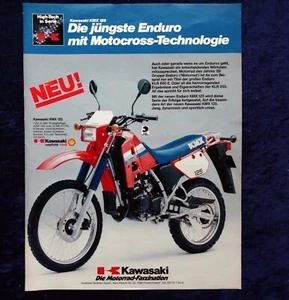 Kawasaki KMX 125, originale Werbung aus 1986 - Picture 1 of 1