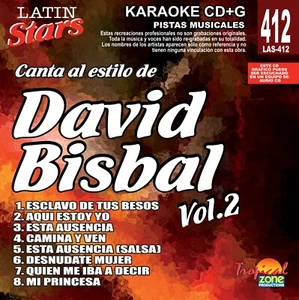 Karaoke Latin Stars 412 David Bisbal Vol. 2 - Picture 1 of 1