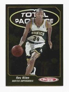 2004-05 Topps Total Package INSERT TP15 Ray Allen Seattle Supersonics Basketball - Picture 1 of 1