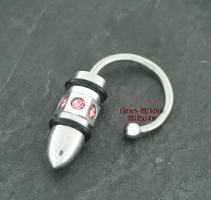 Piercing Lippe Circular Barbell PATRONE Ohr Brust Nase Septum Intim Tragus Lippe - Picture 1 of 1