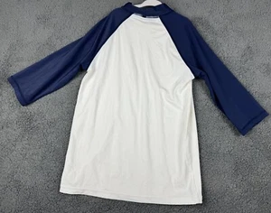 Janie Jack Swim Rash Guard Shirt Boys 10 White Blue 3/4 Sleeve Color Block UPF - Picture 1 of 5