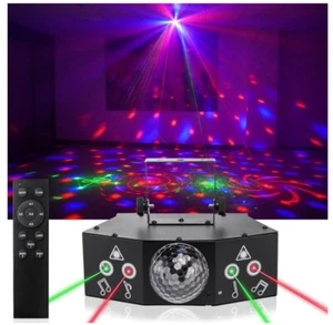 DJ Disco Ball Party Light w/ DMX512 & Sound Activation - LED Stage Strobe - Picture 1 of 7