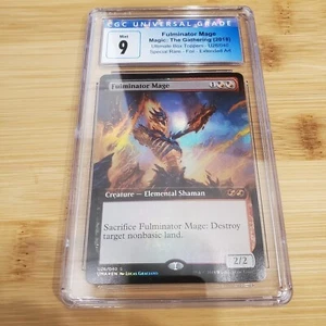 1x Fulminator Mage, Foil Box Topper Ultimate Masters, CGC Mint 9, MTG NM - Picture 1 of 2
