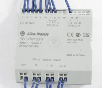 ALLEN BRADLEY 1760-IB12XOB4IF / 1760-IB12X0B4IF Ser A Rev A 1760 Pico Controller - Image 1 of 4