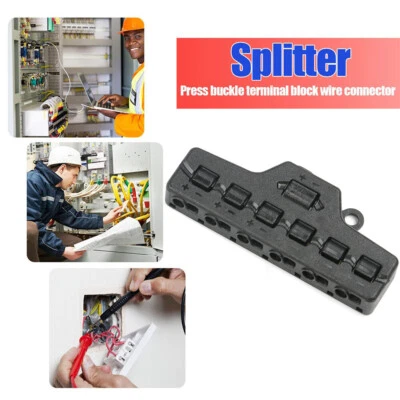 6fach Kabelverteiler Splitter für Modellbahn Beleuchtung uvm. 1-42V - Image 1 of 4