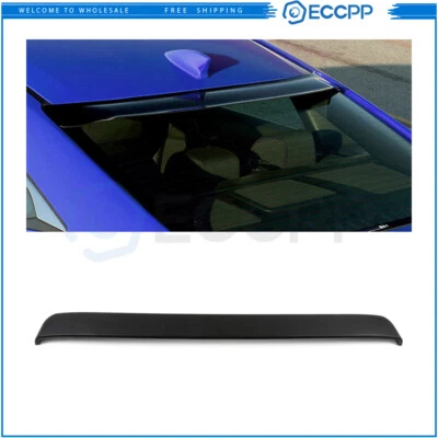 Black ABS Plastic Rear Window Roof Spoiler For 2006-2015 Honda Civic Sedan Foto 1 de 4