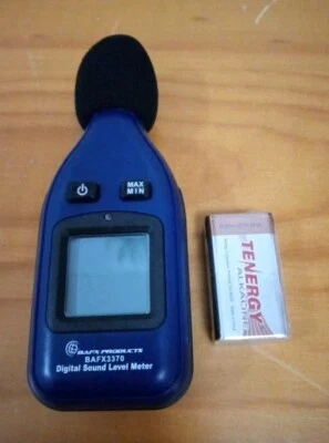BAFX PRODUCTS BAFX3370 Digital Sound Level Meter 30dBA~130dBA +-1.5dB - Image 1 of 2