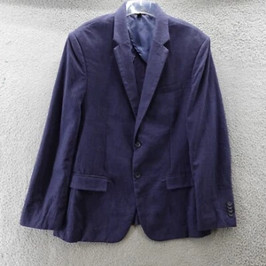 Bananas Republic Blazer Adult 46R Blue Two Buttons Slim Fit Coat Casual Men's - Picture 1 of 11