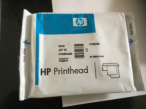 GENUINE HP 10 BLACK PRINTHEAD HP C4800A FOIL SEALED VAT INCLUDED - Picture 1 of 1