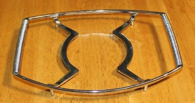 CorningWare ~ 13" METAL (Chrome) CASSEROLE CRADLE #P-10-M1 (1-1.5 Qt) Guc 1960's - Image 1 of 3